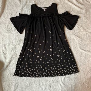 Lauren Conrad Cold Shoulder Bee Print Dress
